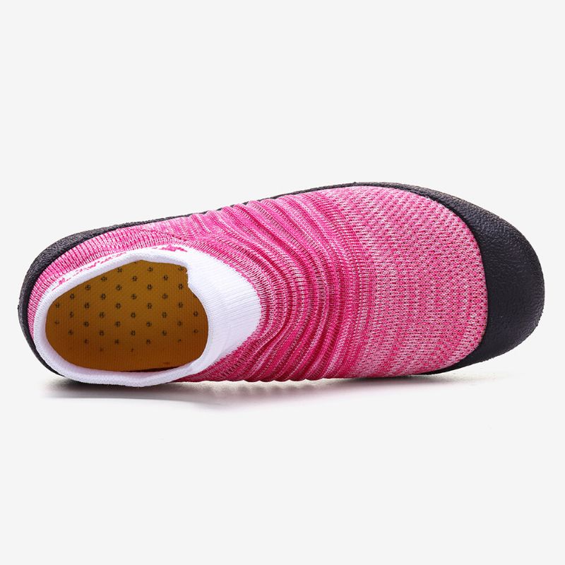 Femmes Plus Size Respirant Soft Sole Léger Slip On Athletic Shoes Sneakers