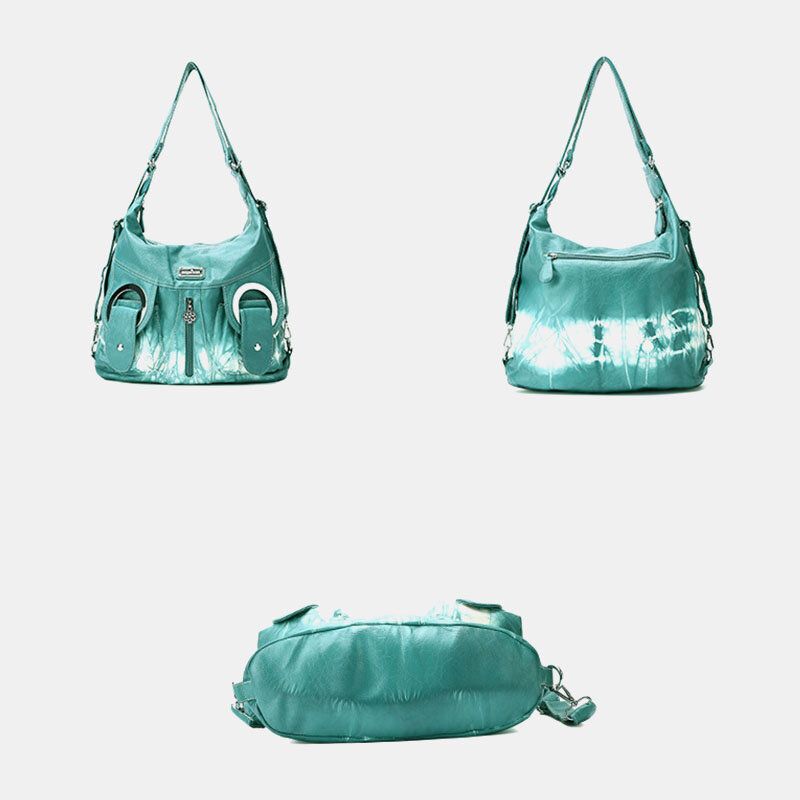 Femmes Tie Dye Multi-porter Imperméable Grande Capacité Sac Bandoulière Sac À Bandoulière Sac À Main Sac À Dos