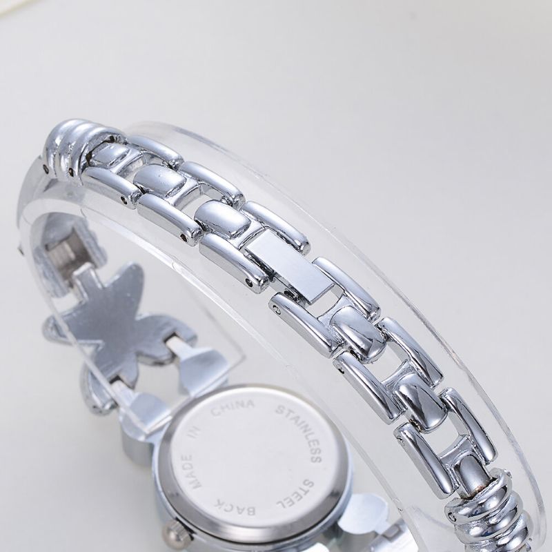 Flower Dress Mesdames Bracelet Montre Cristal Diamant Petit Cadran Quartz Montre