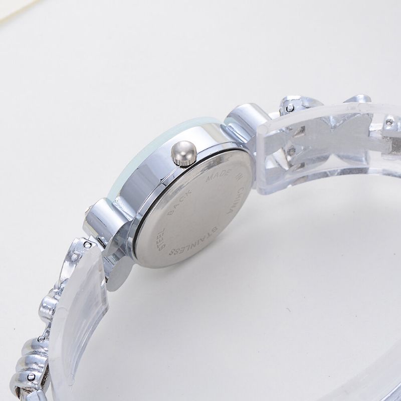 Flower Dress Mesdames Bracelet Montre Cristal Diamant Petit Cadran Quartz Montre