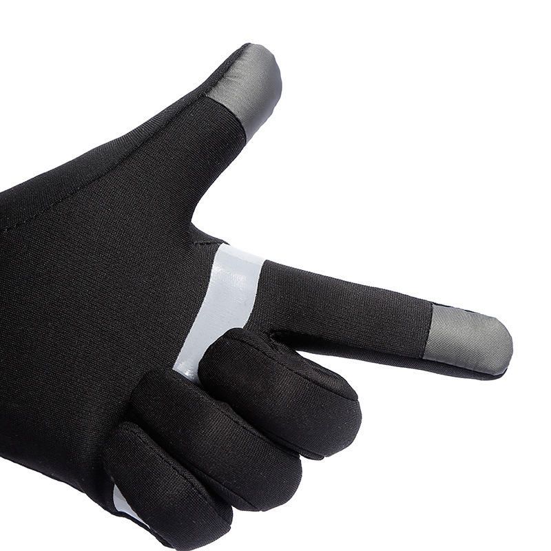 Gant D'allongement De Poignet Anti-dérapant Imperméable Unisexe Sport Écran Tactile Gants De Doublure Chaude