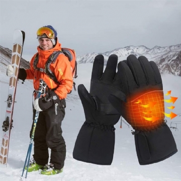 Gants Chauffants Chauffants Unisexes À Écran Tactile Et Coupe-vent Chauds