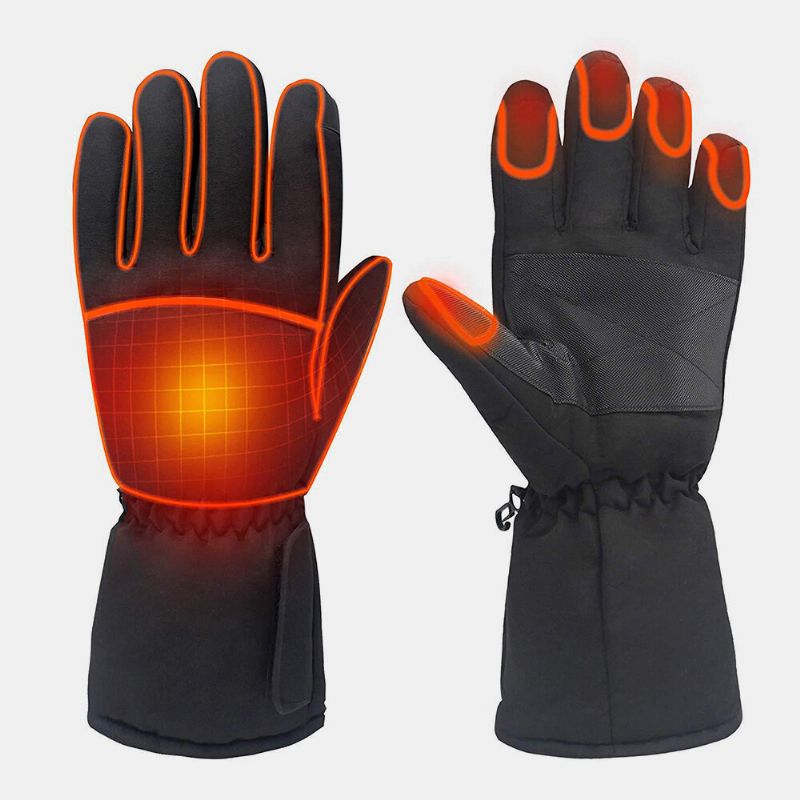 Gants Chauffants Chauffants Unisexes À Écran Tactile Et Coupe-vent Chauds