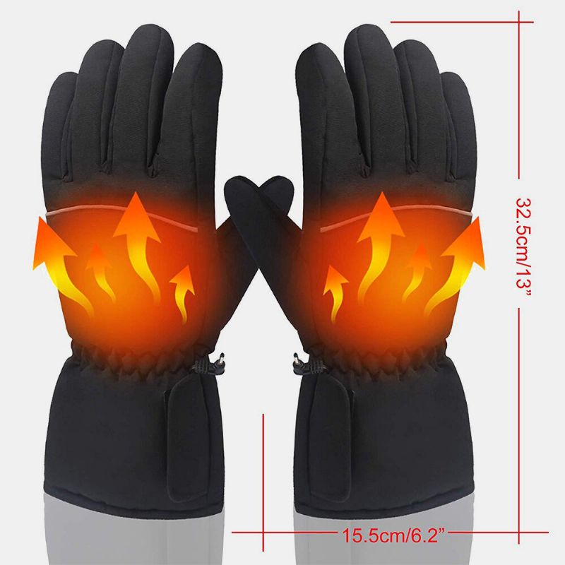 Gants Chauffants Chauffants Unisexes À Écran Tactile Et Coupe-vent Chauds