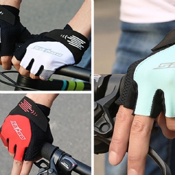 Gants Demi-doigts Unisexes Respirants Et Résistants À L'usure Pour Le Cyclisme En Plein Air