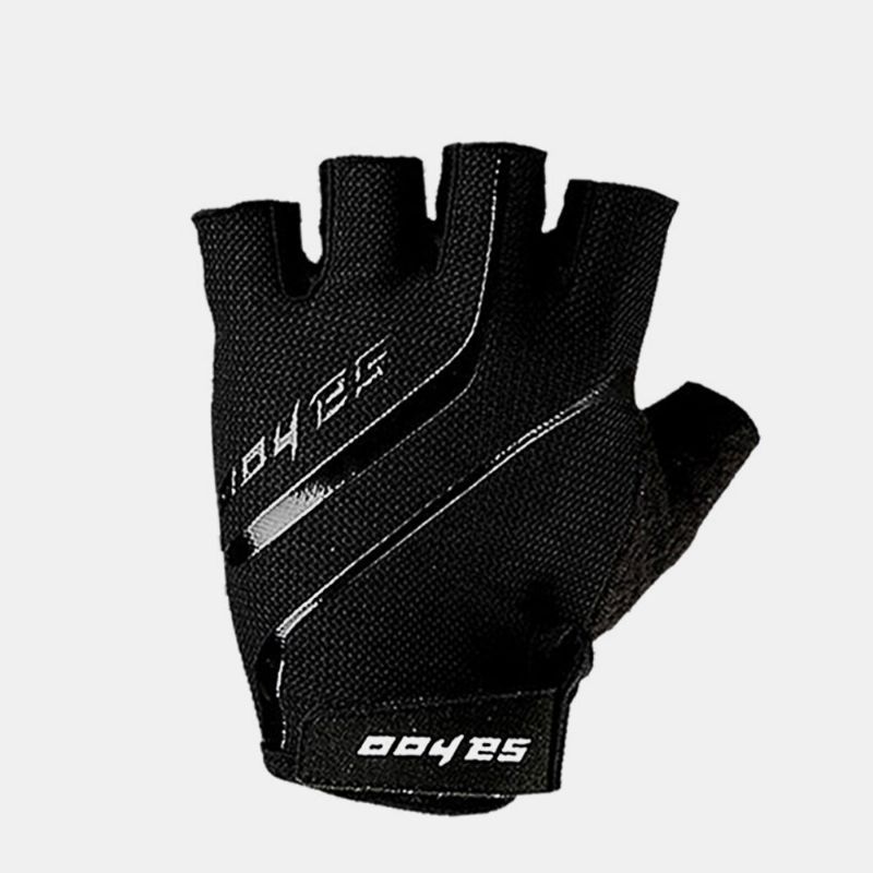 Gants D'été Demi-doigts Absorbant Les Chocs Et Drainant Pour Le Cyclisme En Plein Air