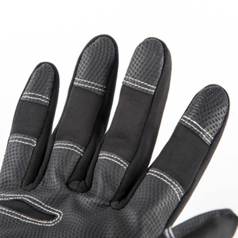 Gants De Ski D'hiver Unisexes Avec Fermeture À Glissière Complète