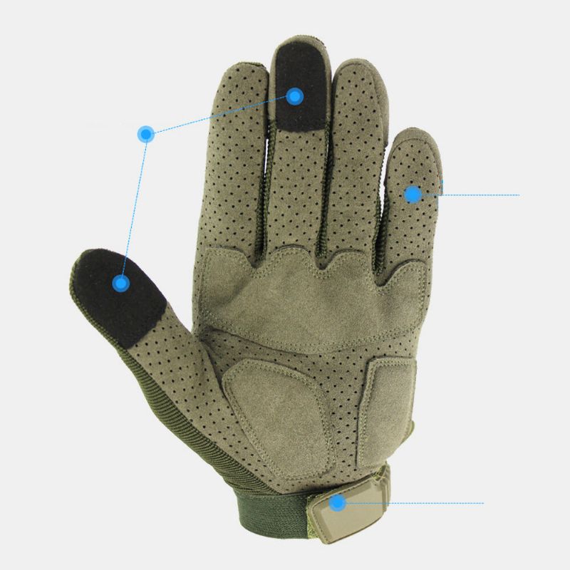 Gants Tactiques D'extérieur Taktische Handschuhe Gants Vélo Vélo Moto Gants Équitation Gants Antidérapants Écran Tactile Gants De Protection