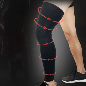 Genouillères De Sport Professionnelles Bas De Compression Chauds Leggings Chaussettes De Compression Au-dessus Du Genou