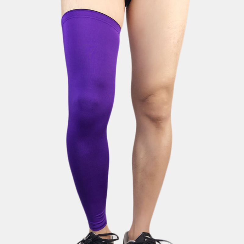 Genouillères De Sport Professionnelles Bas De Compression Chauds Leggings Chaussettes De Compression Au-dessus Du Genou