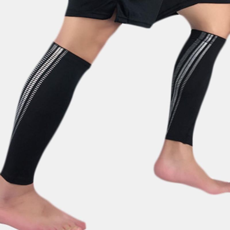 Genouillères De Sport Tricoté Respirant Silicone Compression Leggings Chaussette Compression Bas