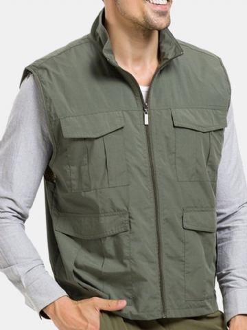 Gilet Utilitaire D'extérieur Respirant Qiuck Dry Pour Homme