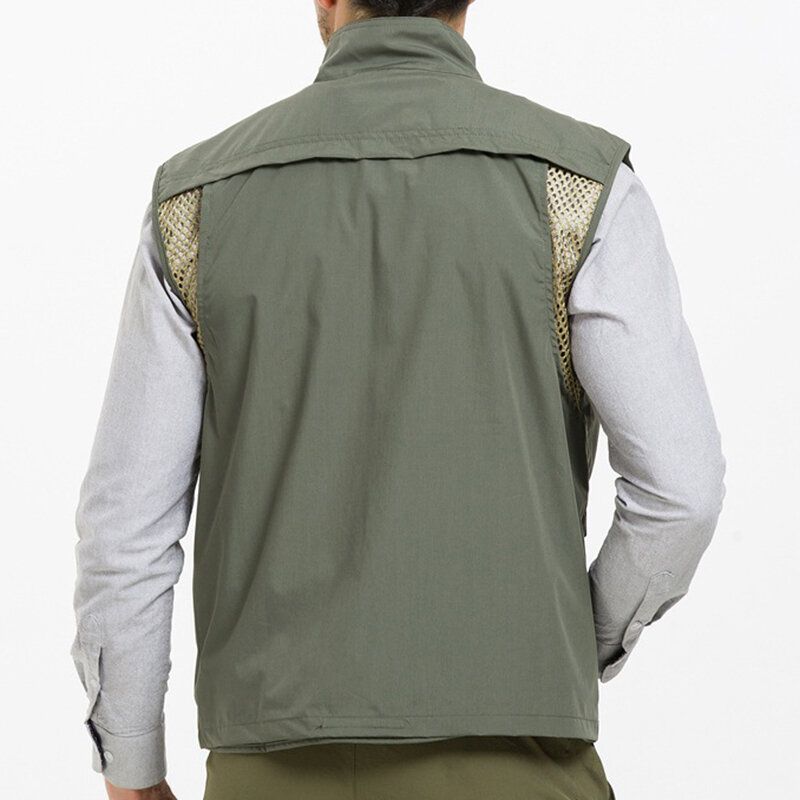 Gilet Utilitaire D'extérieur Respirant Qiuck Dry Pour Homme