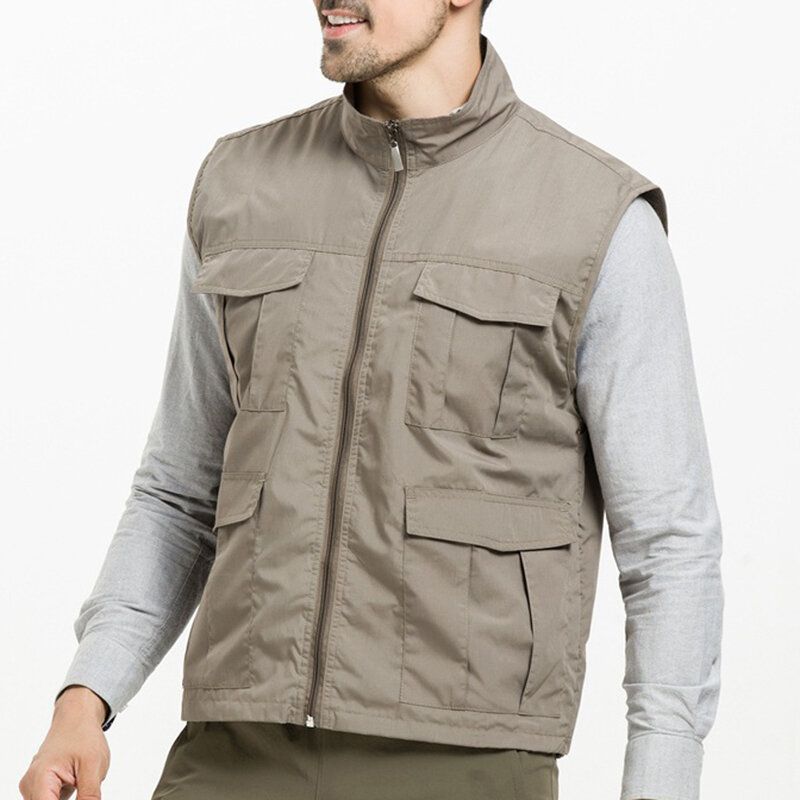 Gilet Utilitaire D'extérieur Respirant Qiuck Dry Pour Homme