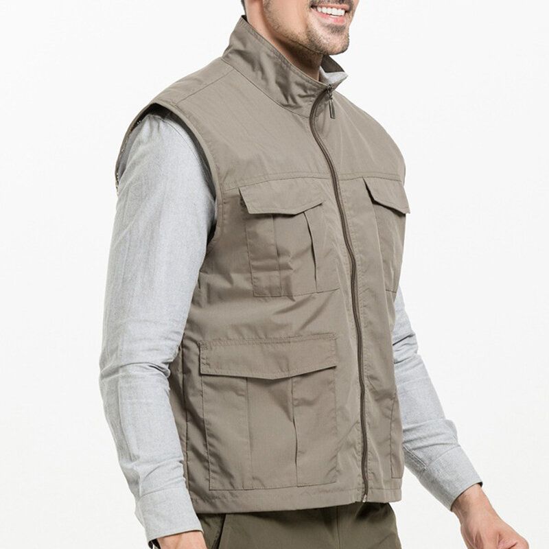 Gilet Utilitaire D'extérieur Respirant Qiuck Dry Pour Homme