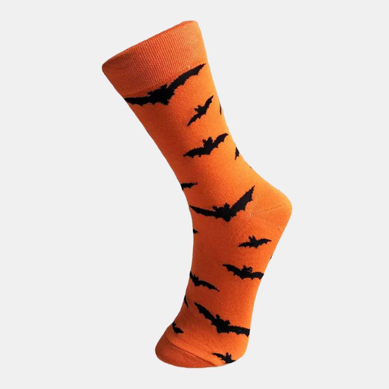 Halloween Couple Chaussettes Chaussettes En Tube De Citrouille En Coton