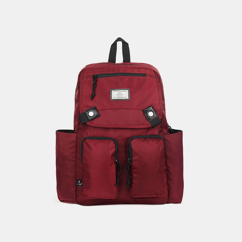 Hommes 20l Nylon Multifonction Multi-poches Poids Léger Grande Capacité 15.6 Pouces Sac Pour Ordinateur Portable Sac À Dos