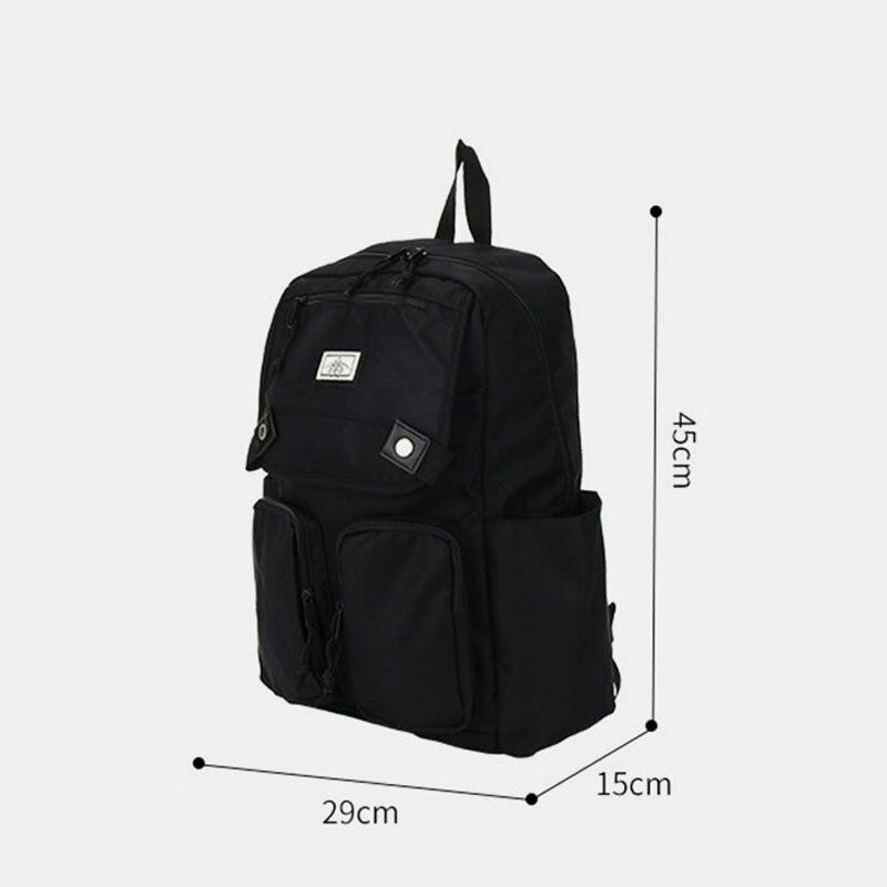 Hommes 20l Nylon Multifonction Multi-poches Poids Léger Grande Capacité 15.6 Pouces Sac Pour Ordinateur Portable Sac À Dos