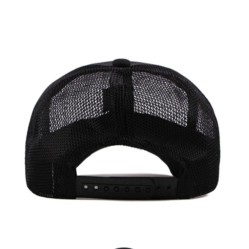 Hommes Casual Mesh Respirant Réglable Outdoor Sunshade Baseball Hat