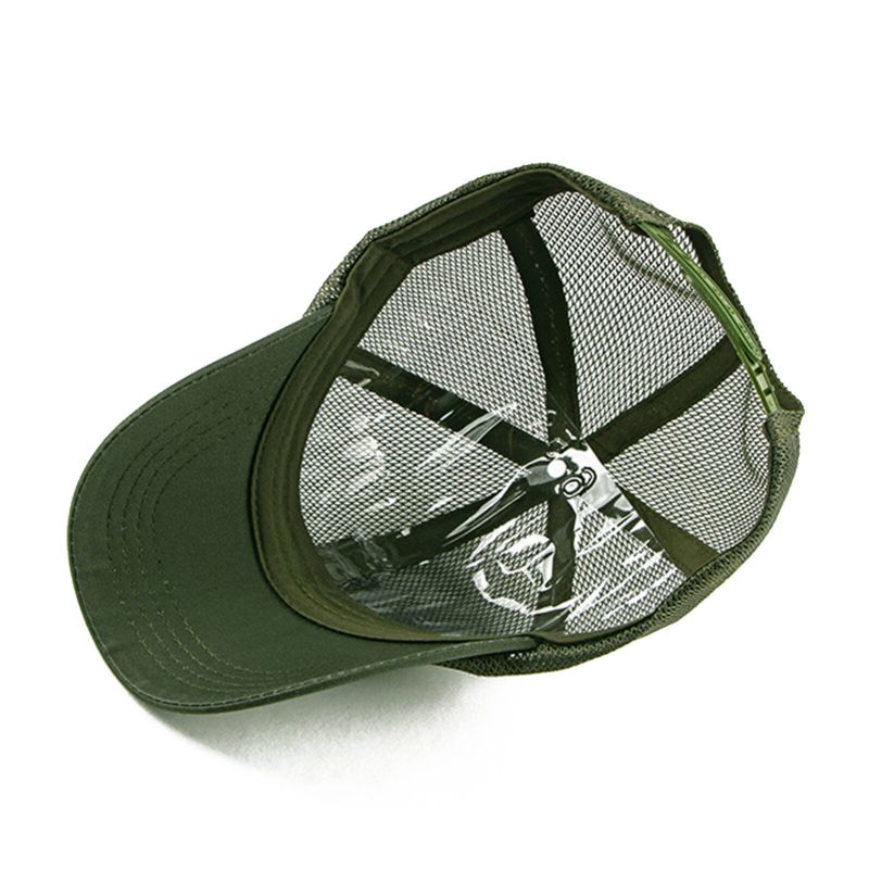 Hommes Casual Mesh Respirant Réglable Outdoor Sunshade Baseball Hat