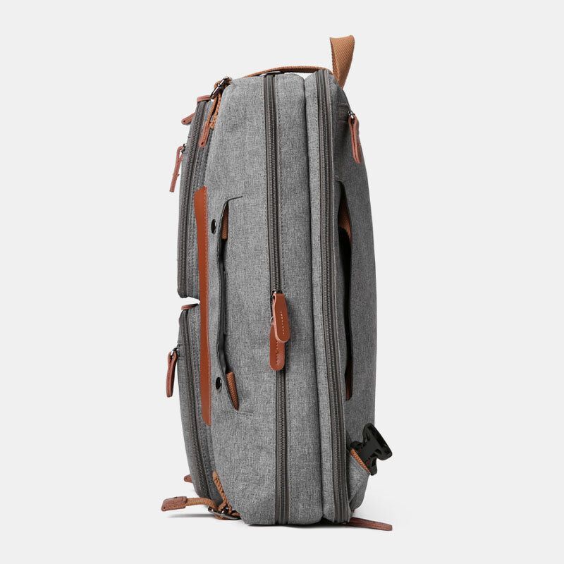 Hommes Casual Multicarry Grande Capacité 15.6/17 Pouces Sac Pour Ordinateur Portable Sac À Dos Multi-poches Sac À Bandoulière