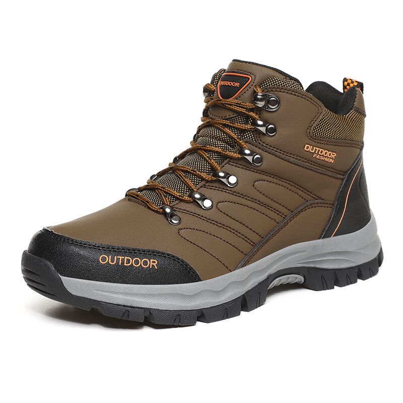 Hommes Confortable Anti-collision Toe Cap Slip Resistant Outdoor Sport Casual Randonnée Bottes