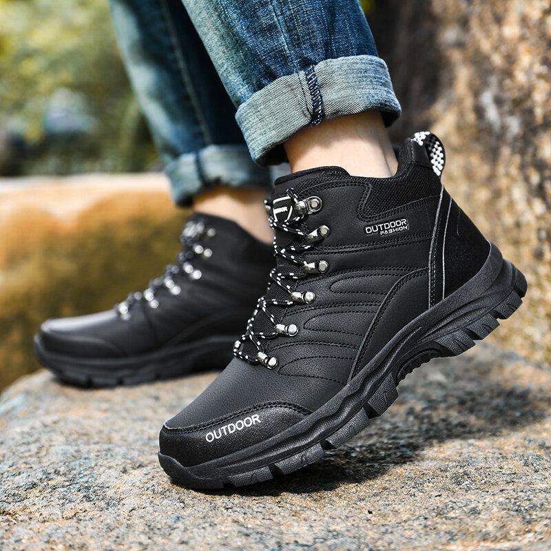 Hommes Confortable Anti-collision Toe Cap Slip Resistant Outdoor Sport Casual Randonnée Bottes