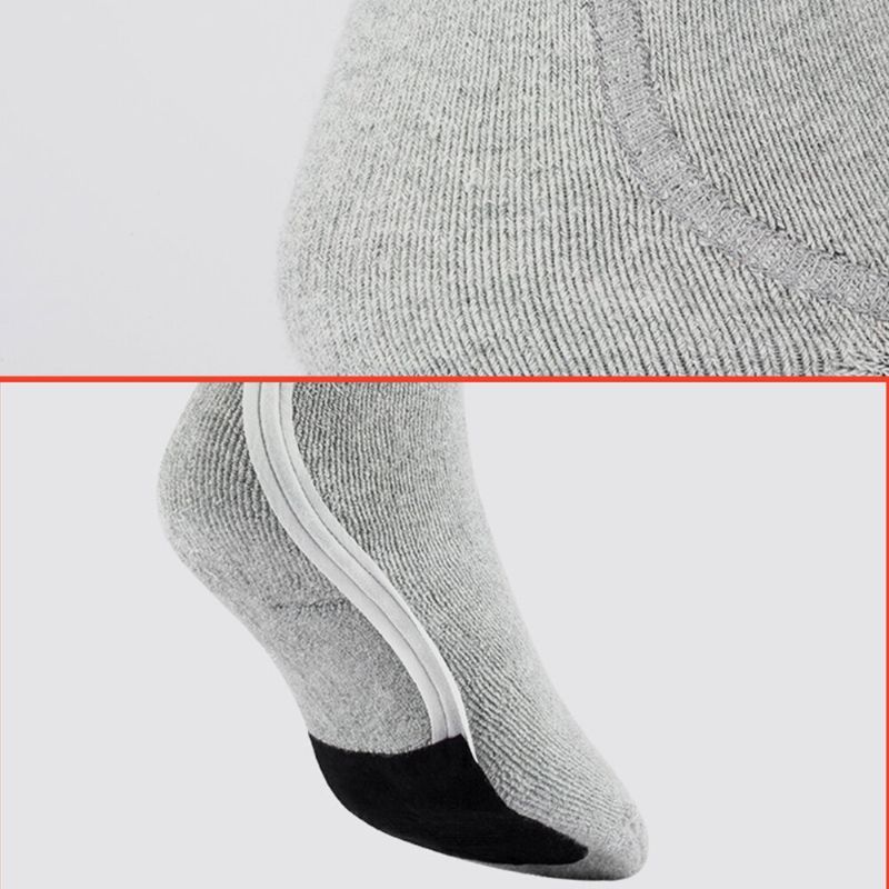 Hommes Coton Chauffage Rapide Usb Charge Garder Au Chaud Hiver Extérieur Chauffe-pieds Chaussettes Chauffantes