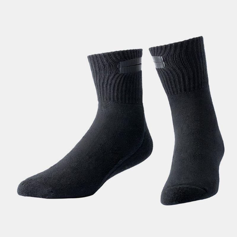 Hommes Coton Chauffage Rapide Usb Charge Garder Au Chaud Hiver Extérieur Chauffe-pieds Chaussettes Chauffantes