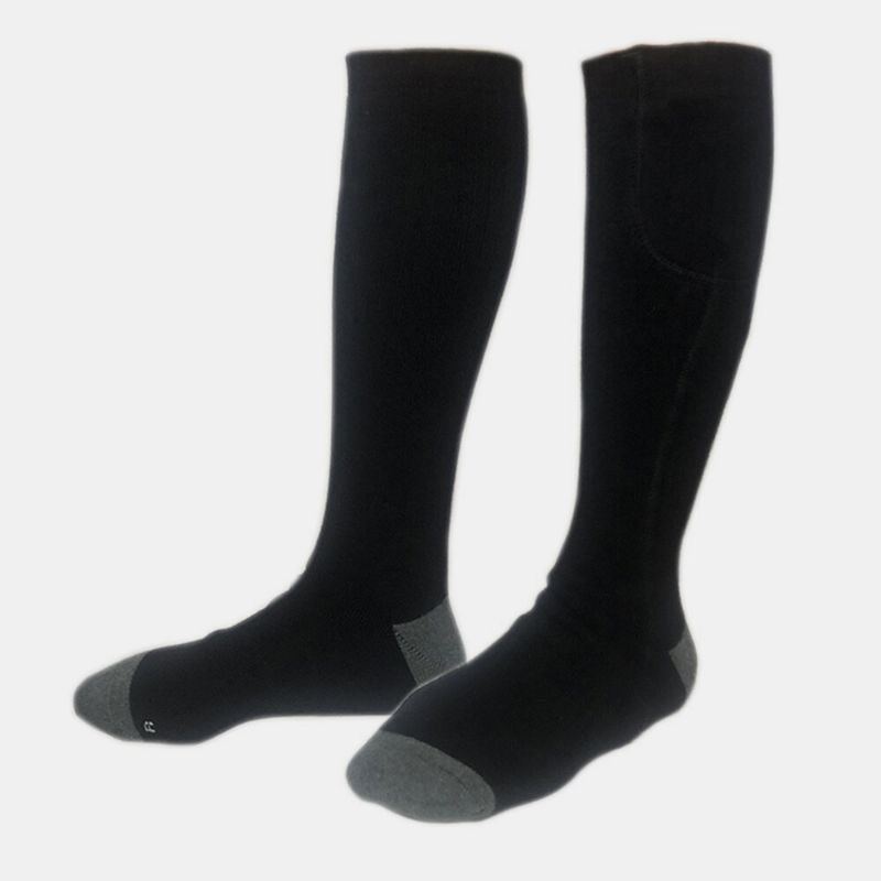 Hommes Coton Chauffage Rapide Usb Charge Garder Au Chaud Hiver Extérieur Chauffe-pieds Chaussettes Chauffantes