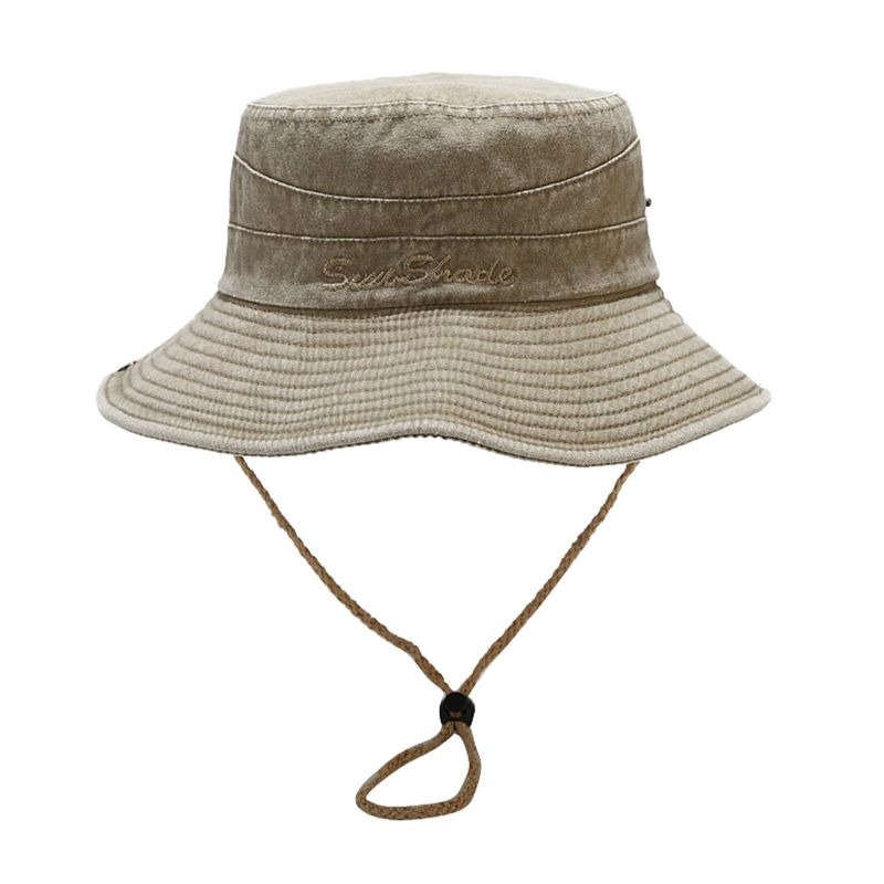 Hommes Coton Lavé Vieux Vintage Jungle Sports Alpinisme Chapeau De Pêche En Plein Air Voyage Soleil Chapeau