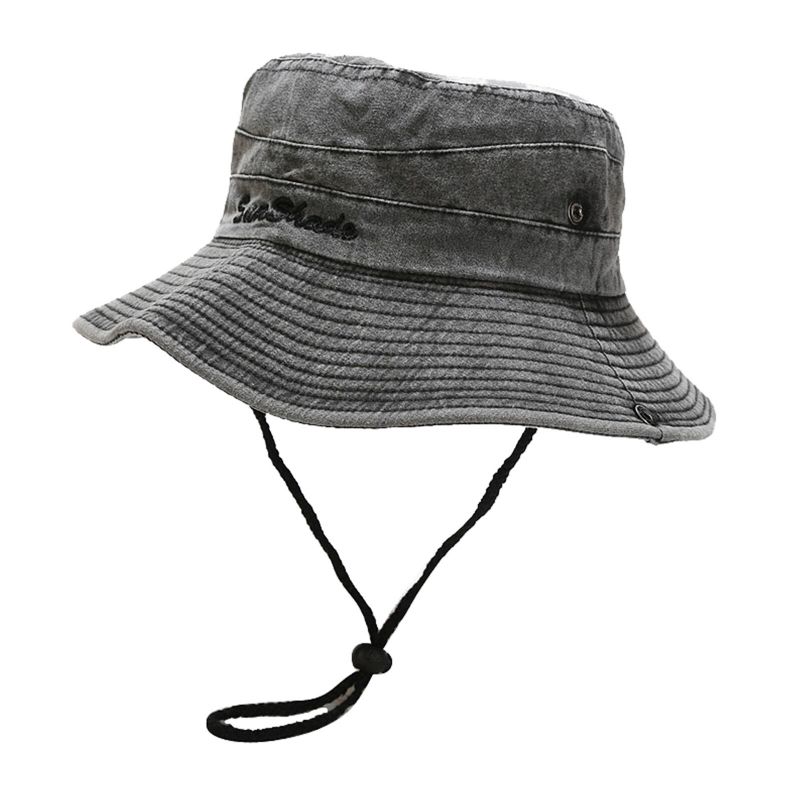 Hommes Coton Lavé Vieux Vintage Jungle Sports Alpinisme Chapeau De Pêche En Plein Air Voyage Soleil Chapeau