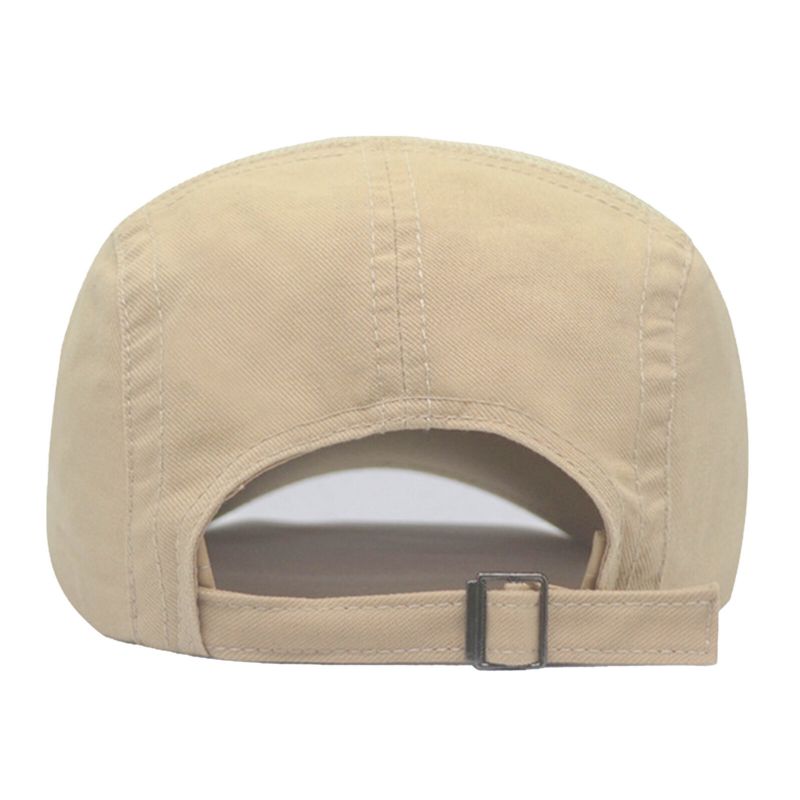 Hommes Coton Respirant Ombre Court Bord Casual Rétro Avant-garde Chapeau Béret Casquette Plate