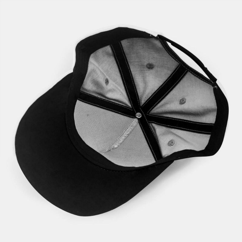 Hommes Coton Solide Couleur Poker Lettre D'amour Pique Un Motif Casual Casquette De Baseball