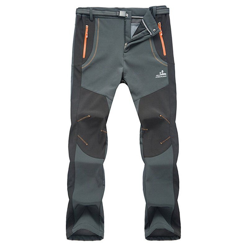 Hommes Épais Polaire Garder Au Chaud Pantalon Imperméable À Séchage Rapide Camping Escalade Randonnée Soft Shell Pantalon