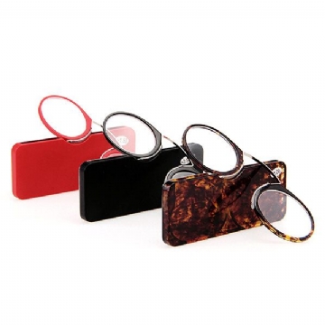 Hommes Femmes Mini Ultraléger Clip Nez Lunettes De Lecture Lecture Portable