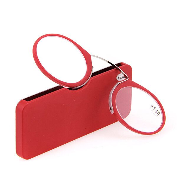 Hommes Femmes Mini Ultraléger Clip Nez Lunettes De Lecture Lecture Portable