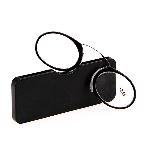 Hommes Femmes Mini Ultraléger Clip Nez Lunettes De Lecture Lecture Portable