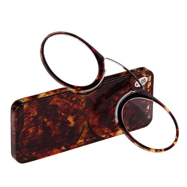 Hommes Femmes Mini Ultraléger Clip Nez Lunettes De Lecture Lecture Portable