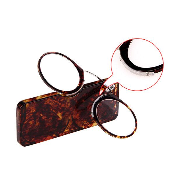 Hommes Femmes Mini Ultraléger Clip Nez Lunettes De Lecture Lecture Portable