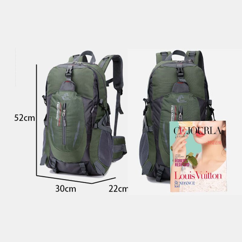 Hommes Grande Capacité 40l Multi-poches Anti-rayures Portant Alpinisme Boucle Multifonctionnelle Extérieur Sac À Dos