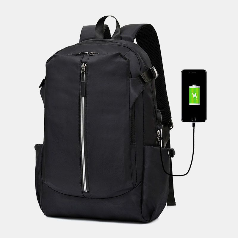 Hommes Grande Capacité Avec Sac À Dos D'affaires De Voyage Solide De Charge Usb