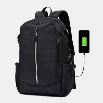 Hommes Grande Capacité Avec Sac À Dos D'affaires De Voyage Solide De Charge Usb