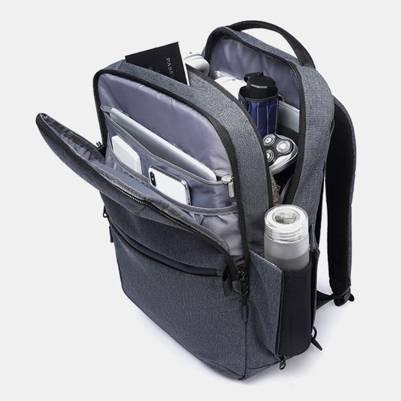 Hommes Grande Capacité Étanche Bandoulière Amovible 15.6 Pouces Étui Pour Ordinateur Portable Sac À Dos Sac À Bandoulière Sac À Bandoulière