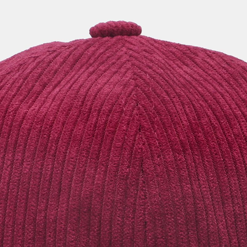 Hommes Landlord Hat Plain Stripe Patchwork Réglable Skull Cap Beanie Has