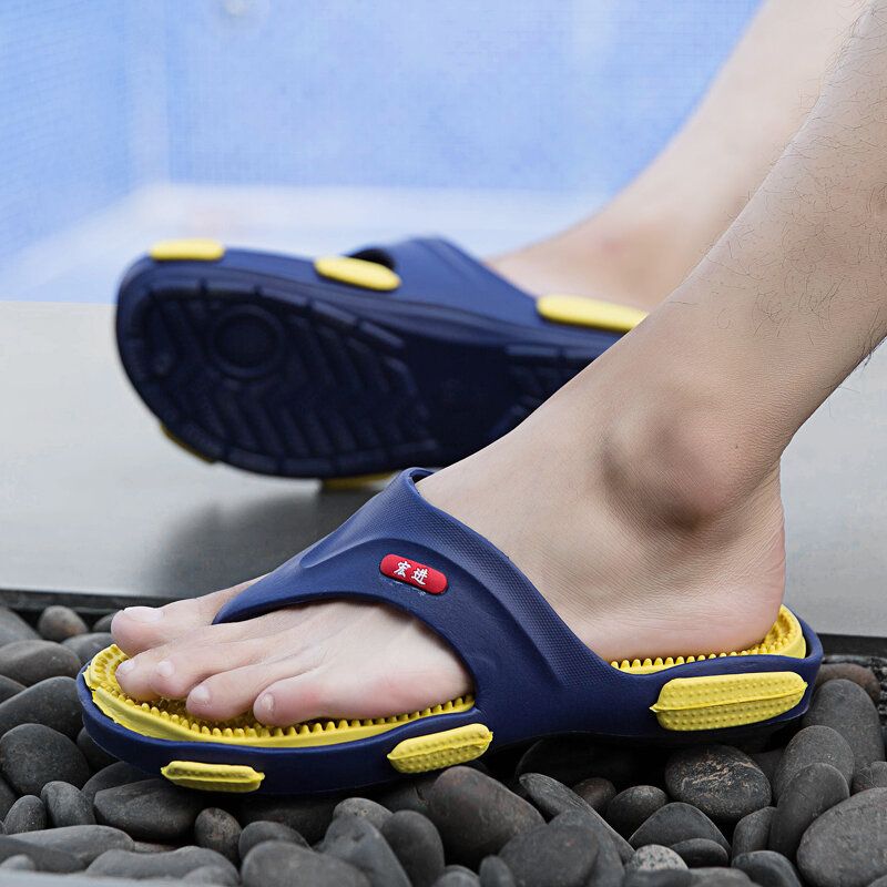 Hommes Massage Flip Flop Casual Soft Beach Pantoufles