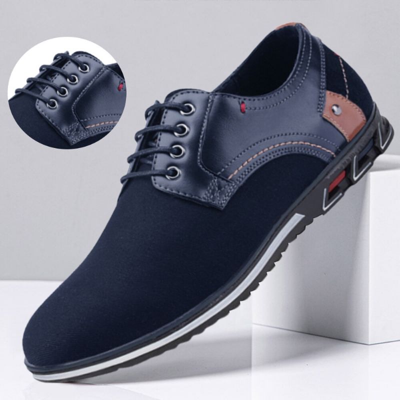 Hommes Microfibre Cuir Antidérapant Conduite Business Casual Chaussures