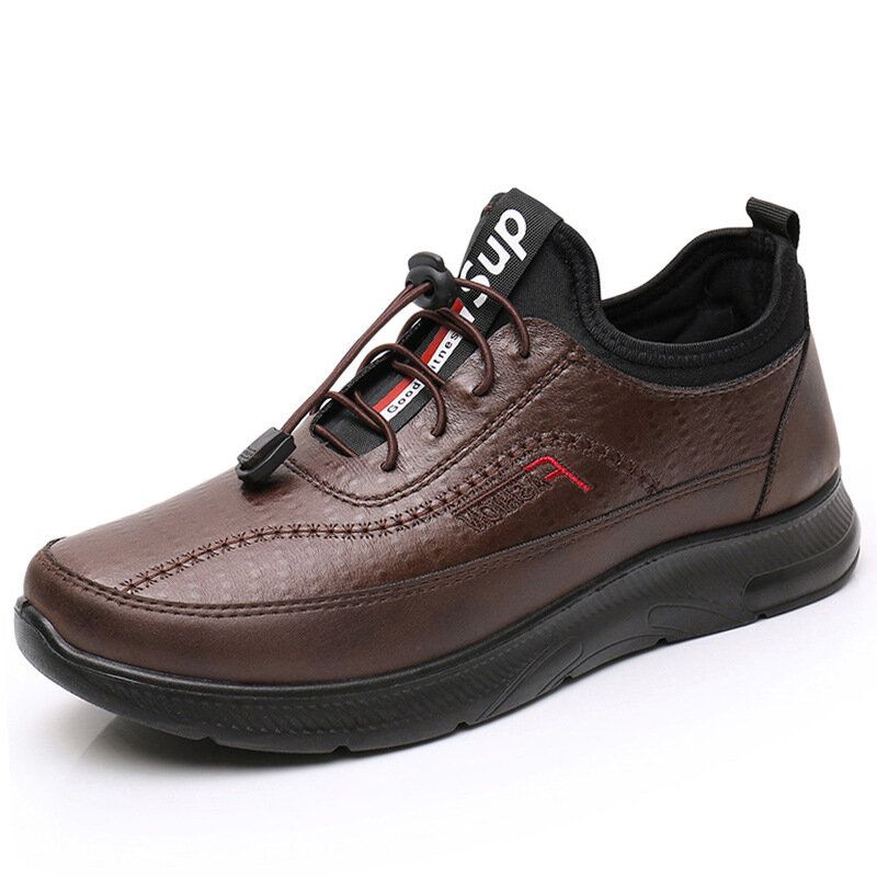 Hommes Microfibre Respirant Semelle Souple Antidérapant Léger Confortable Sports Casual Chaussures