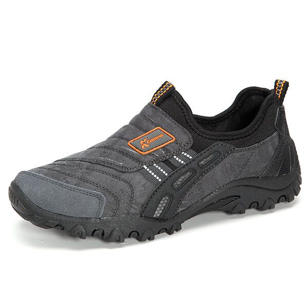 Hommes Microfibre Respirant Semelle Souple Antidérapante Sports Casual Chaussures De Plein Air