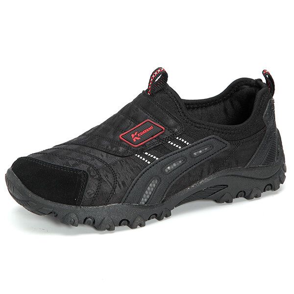 Hommes Microfibre Respirant Semelle Souple Antidérapante Sports Casual Chaussures De Plein Air